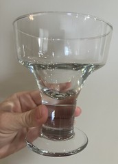 Vintage, 1990s, Libbey Catalina Margarita Glass, Thick Stemmed
