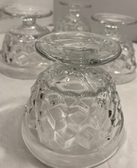 Fostoria Crystal Glass American Sundae Parfait Cups Set Of 4 American Clear Mint