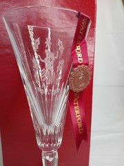 #09 WATERFORD 12 TWELVE DAYS OF CHRISTMAS CHAMPAGNE FLUTE NINE LADIES DANCING