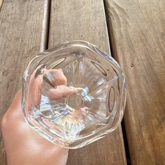 Clear Glass Footed Pedestal Dessert Dish Sundae Cup – Unisex Adults