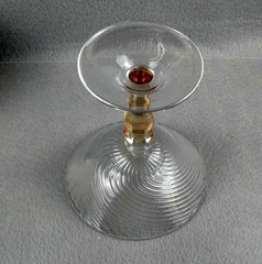 Imperial Gold by Mikasa Champagne Glass or Tall Sherbet Swirl Optic Bowl