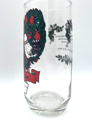 VTG Indiana Glass Pepsi 12 DAYS OF CHRISTMAS GLASS 2nd Day, Two Turtle Doves