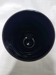 Vintage Black Purple Amethyst Goblet 7″ Tall 2.75″ Across Top