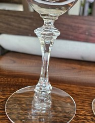 Lenox Olympia Crystal Goldband Water/Wine Goblets. Lot Of 2.