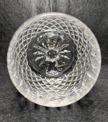 Waterford Crystal Ballybay Balloon Brandy Snifter Glass Footed Retired Set 4 VTG
