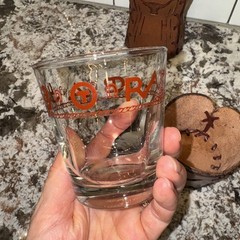 Libbey Bamco Western Glass Tooled Leather Sleeve Whiskey Pilsner Longhorn Steer