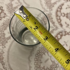 MCM Libbey LRS165 Green Striped Flared Tumbler Glass Replacement