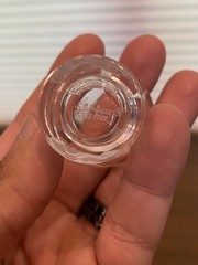 BEAUTIFUL LALIQUE Crystal «LES ENFANTS» Cherub Shot Glass SIGNED 1.75″H FRANCE