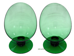 Morgantown #82 Cosmopolitan Evergreen 7″ Slant Candleholders
