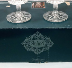 Caitlin by Godinger Shannon Crystal Crystal Goblets Glasses Set Of 4 Slovakia