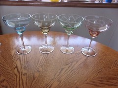 Margarita Etched Laura Glass Allegro Etched 12 Oz – Set of 4