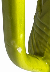 Vintage 1960s Westwood Japan Lime Green Ceramic Tiki Mug Barware