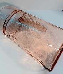 Rosaline Pink Swirl Optic 48 Oz Pitcher By Cristal D»Arques – Durand 8 3/8″