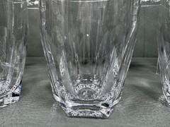 Set of 8 Waterford Crystal Double Old Fashioned Tumbler Whiskey Glasses