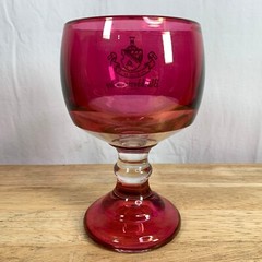 Blackberry Julep Ruby Red Chalice Goblet Stemmed Wine Glass 32oz
