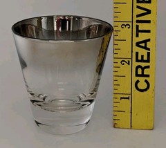Vintage 10pc Set MCM Glasses Dorothy Thorpe Style Silver Ombre 4 10oz 6 4oz