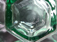 9 Libbey Chivalry Green Juice Glasses Set Rock Sharpe Textured Paneled Facet Lot