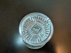 Vintage Hazel Atlas Gothic Sherbet Glass 1950’s Pressed Glass Approx 3.75″x3.5″