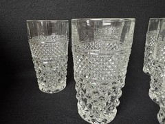 Vintage Anchor Hocking Wexford Glass Tumblers 5.5″ Tall 11 oz #4512 Box of 12