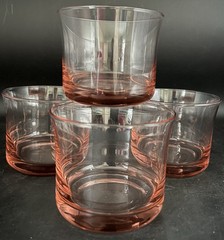 Ensemble Blush Set Of Four Cocktail / Juice Glasses By Lenox 3 1/8”