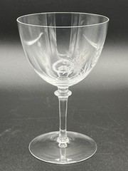 Vintage Drinking Glass Royale Moselle Rose Cut Crystal Water Replacement