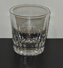 Baccarat Crystal Three-Tiered Spear Cut Old Fashioned, 3 7/8″ Tall