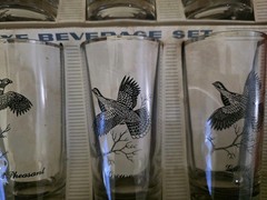 Federal Hand Blown Glassware, set of 8 in Original Box