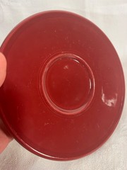 Fiestaware ~ Fiesta ~ Jumbo Mug Saucer only ~ Cinnabar