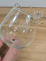 B&B Liquer Cognac/brandy Warmer Set with Candle Heating Base and Metal Holder
