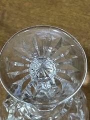 Vintage Tudor Crystal Raleigh Cordials Goblets Set of 28 Made in England
