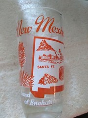 Vintage Pre-1955 New Mexico Hazel Atlas Souvenir State Glass