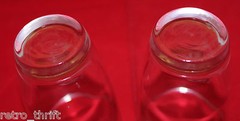 Royal Copenhagen Denmark Set of 2 Drinking Glass Tumblers Clear Logo Rare Japan