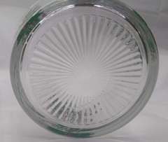 Libbey Glass Company LRS3 Green & Red Holly Red Ribbons No Gold Trim 1 Bowl