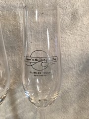 Toasting Glasses Daimler Truck North American Event At San Diego Harbor 2025.
