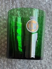 ​Vintage Bonomi Italy MCM Green Glass – Little Wonder Horse Racing Gold Leaf 22K