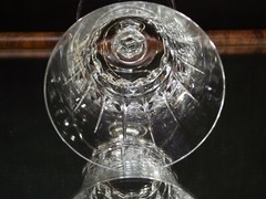 Val St Lambert Signed Glendale Water Goblets SET OF 4