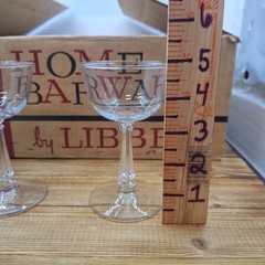 Libbey Home BarWare Cocktail Stemware Glass Set Of 12 In Box