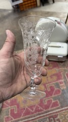 SET OF 25 VINTAGE TIFFIN FRANCISCAN CHEROKEE ROSE ETCHED Set