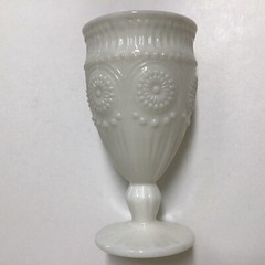 The Pioneer Woman Milk Glass Goblet Adeline Snow Tumbler Chalice White Gibson