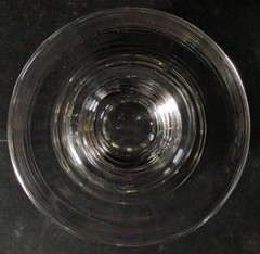 PONTARLIER ABSINTHE GLASSES w RESERVOIR, Cut Crystal, 5 1/2″, 8 Oz, FRANCE, 2PCS