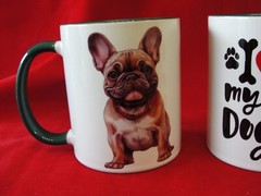 Coffee Mugs with Full Color Dog Print