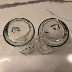 VT Libbey Glasses Jubilee Tulips 2-16oz Glasses