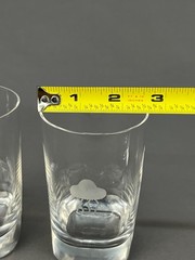 8 Orrefors STARFISH 9 oz 4 1/4″ Old-Fashioned Glasses by Nils Landberg c. 1940s