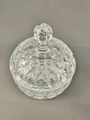 21 Pc Nachtmann Bleikristall Crystal ANGLIA Punch Bowl w/Lid + 18 Glasses: MINT
