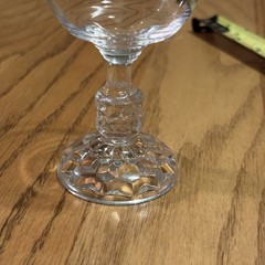 Fostoria American Lady Clear Glass 4″ tall Liquor Cocktail Vintage USA