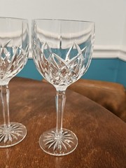 Marquis by Waterford Brookside set of 4 All Purpose Beverage Goblet Crystal