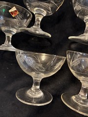 Craftsman Etched Cut Crystal Wheat Tall sherbet or Champagne Glass (es)