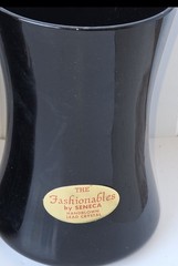 4 Morgantown Glass Seneca Fashionables Flat Tumblers In Ebony 13 oz