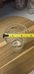 MCM Juice Cocktail Glasses Floral Print White & Gold Gold Caddy Vintage Barware