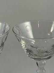 Vintage Libbey Rock-Sharpe liquor cocktail or sherbet glasses